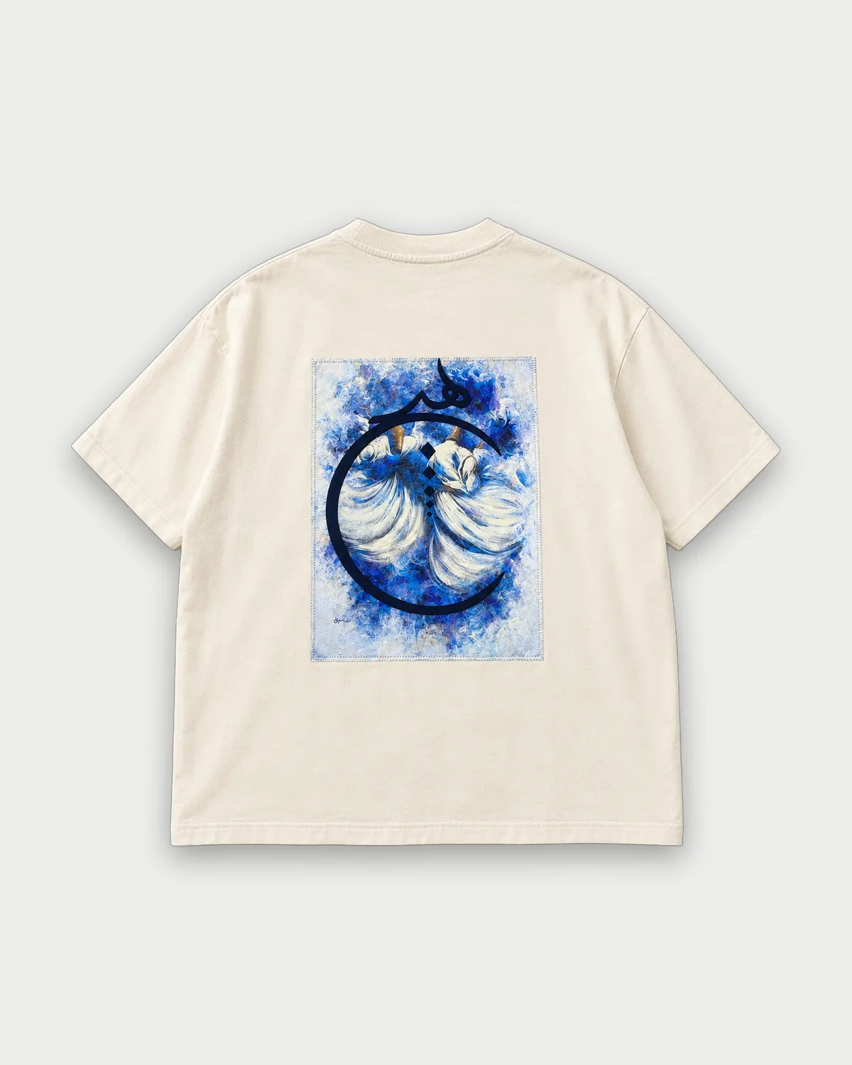 Blue Calligraphy tee