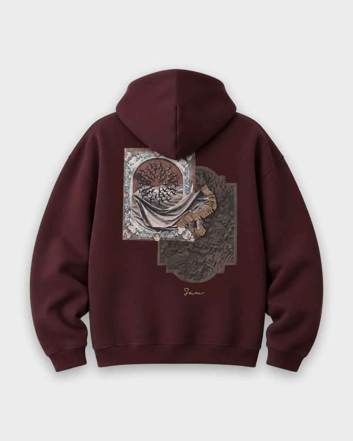 Collage hoodie